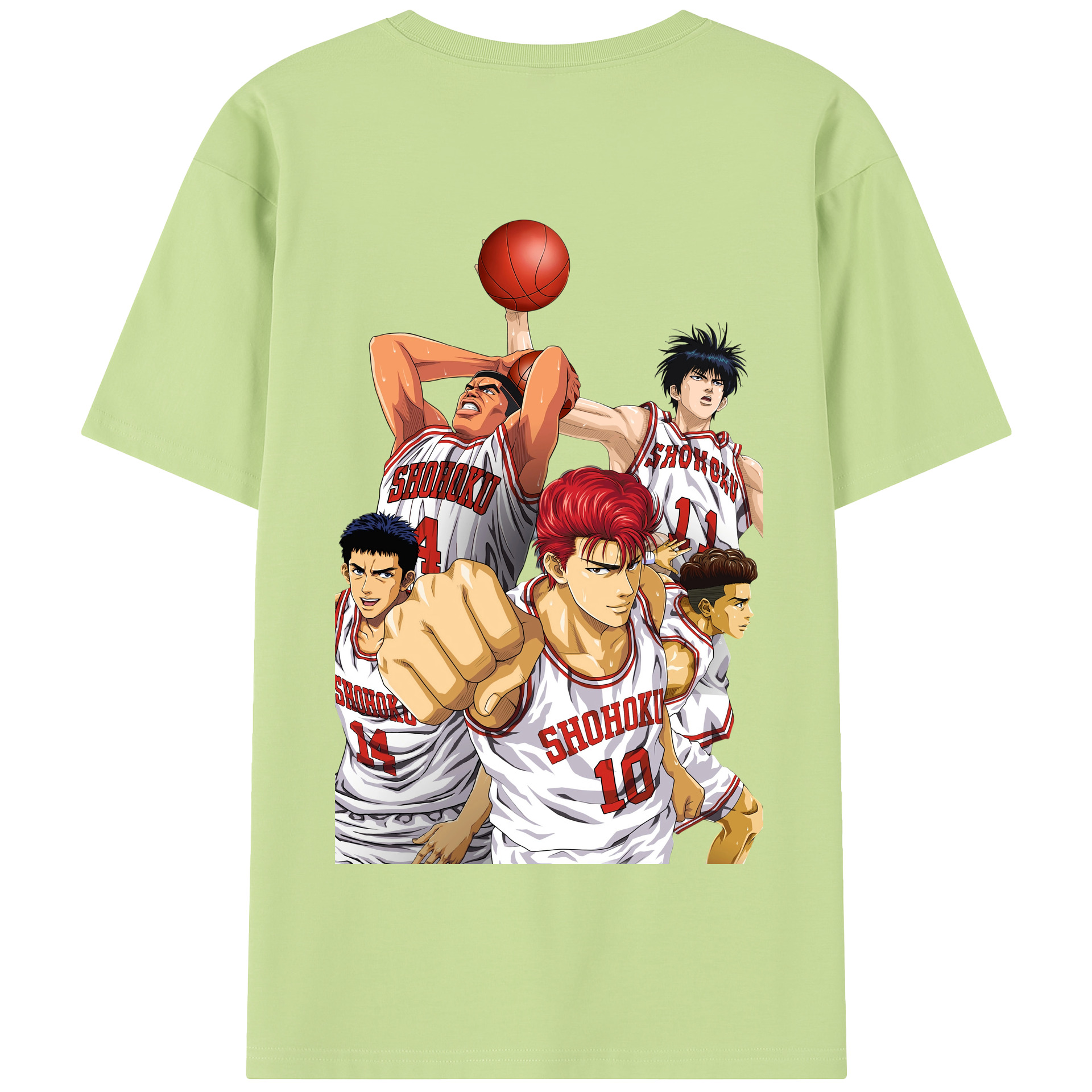 （画像用） SLAM DUNK／スラムダンク 綿100％半袖Tシャツ（背面プリント）